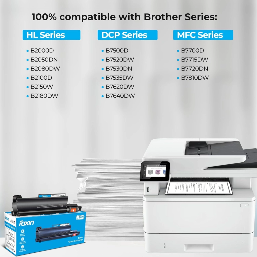Foxin Compatible Laser Cartridge For Brother TN B021 view 2